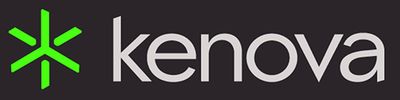 coloured logo of kenova brand
