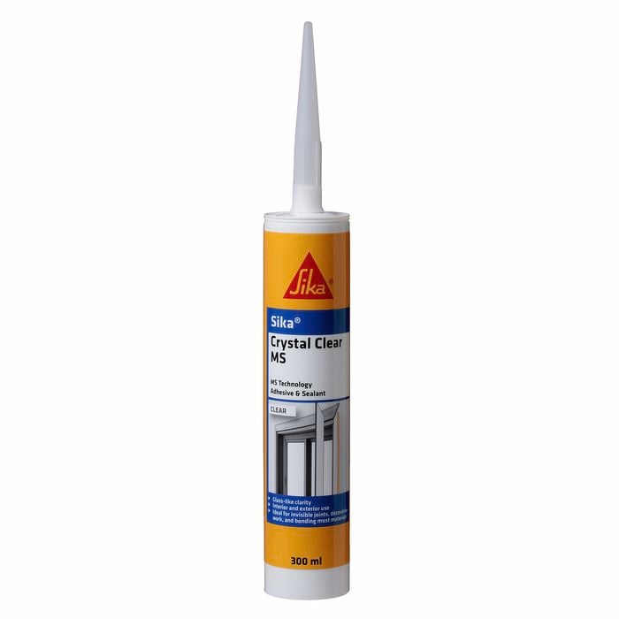 Sika 300ml Clear Crystal Clear MS