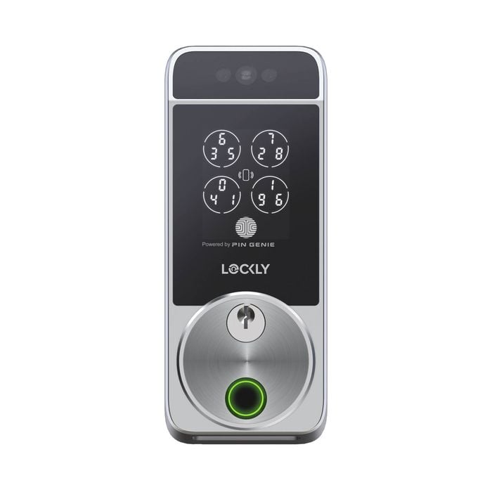 Lockly Satin Nickel Visage Zeno Smart Deadbolt