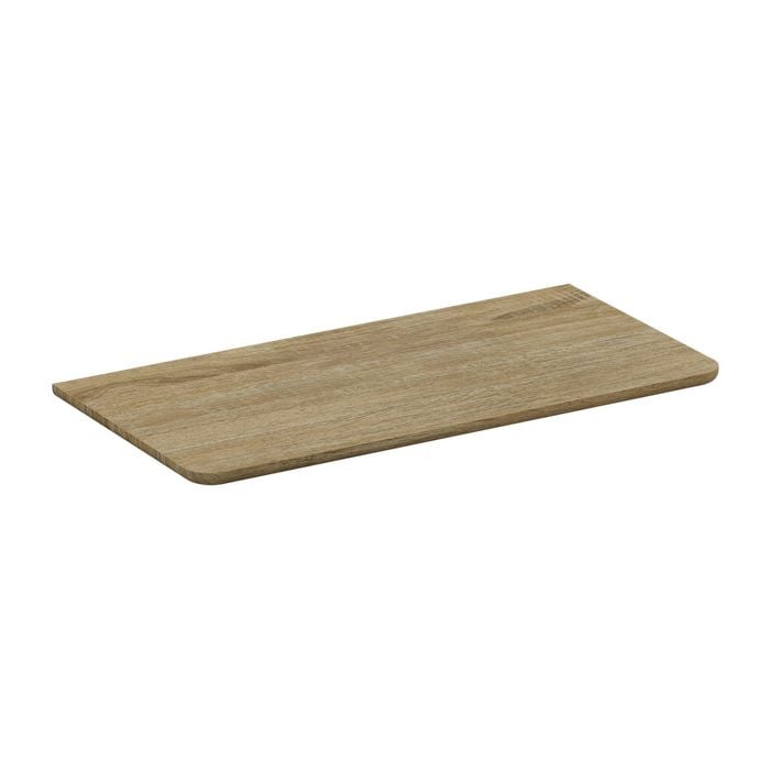 Flexi Storage Home Solutions 600 x 15 x 300mm Oak Curved Shelf