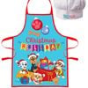 Paw Patrol Christmas Kids Apron And Chef Hat