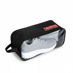 Portable Waterproof Shoe Bag with View Window 13cm High
