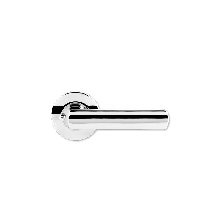 Lemaar Satin Chrome Palma Privacy Set