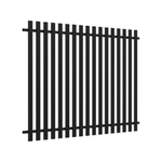 RapidFence 2200 x 1500mm Black Blade Picket Fence Panel