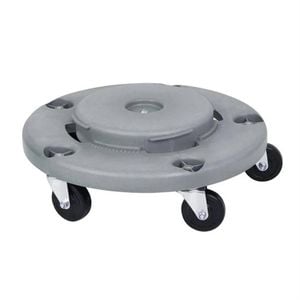 Jantex Bin Dolly Heavy-duty Round Bin 160l Waste Management Storage Accessory