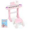 Costway 37-Key Kids Digital Piano Musical Toy w/Lights&Mic