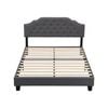 IHOMDEC BEF02 Double Size Bed Frame Base Mattress Platform Grey
