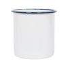 Argon Tableware White Enamel Utensil Holder - 15.5cm