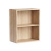 Kaboodle 700-799mm Almond Oak Customisable Wall Open Shelf