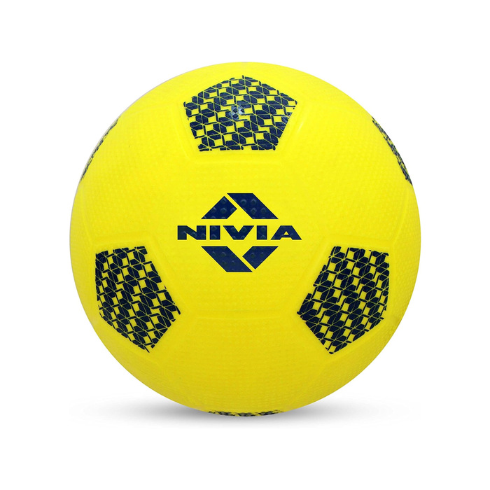 Nivia Size-3 (Yellow/Blue) Home Play Football For Age Group Under 12 Years