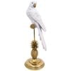 LVD Resin Sculpture King Parrot Bahama Gold Stand Home/Office Decor 40.5cm