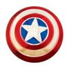 Captain America Electroplated Metallic 12 Inch Shield Official Marvel Accessory, One-Size