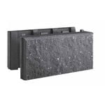 Adbri Masonry 400 x 200 x 215mm Charcoal Versawall Standard Block - Charcoal