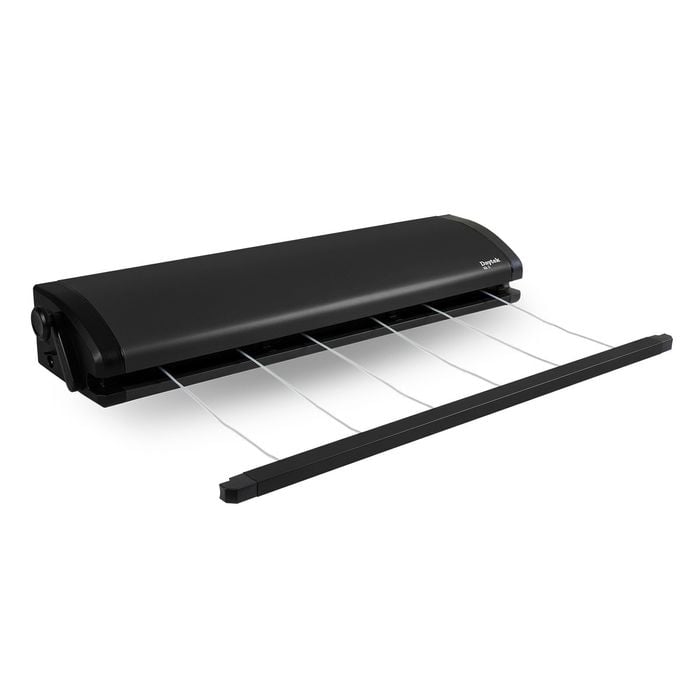 Daytek Anthracite Black Retractable Clothesline - 6 Line