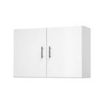 Bedford 900mm White 2 Door High Moisture Resistant Wall Cabinet