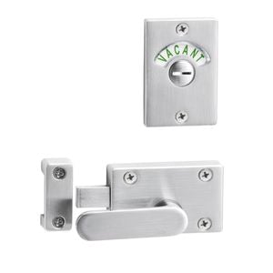 Lemaar Satin Chrome Surface Mount Toilet Indicator Bolt Lock DDA