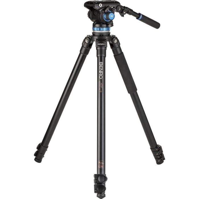 Benro Aluminum Single-tube Tripod With S6pro Fluid Video Head