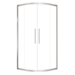 Stein 900 x 2000mm Chrome Georgia Curved Shower - Door Only