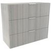Lugna 768 x 900 x 380mm Mist 3 Drawer Storage Cabinet