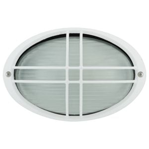 Arlec White Large Kent Oval Bunker Light