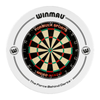 Formula Sports Micro Band 3 Dart Board And Winmau Printed White Dartboard Surround Set