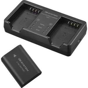 Om System Sbcx-1 Lithium-ion Rechargeable Battery And Charger Set