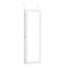 Costway Wall Mounted Jewelry Armoire Jewelry Organiser w/Full Length Mirror