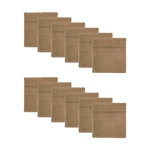 12PK Capri Soft Absorbent Facewash Bathroom Washcloth Towel 30x30cm Sand