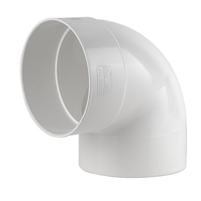 Holman 150mm 90° Male And Female Storm PVC Elbow