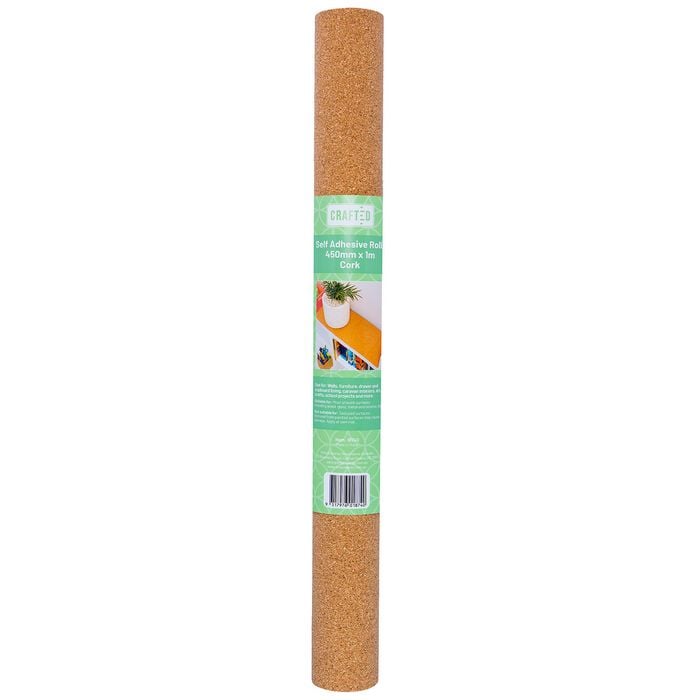 Crafted 45 x 100cm Corkboard Adhesive Roll