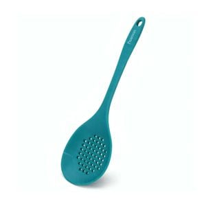 Fissman Slotted Spoon Lucretia Series Nylon Silicone Heat-Resistant Green 34cm