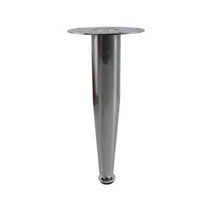 Adoored 230mm Brushed Nickel Tapered Metal Leg Furniture