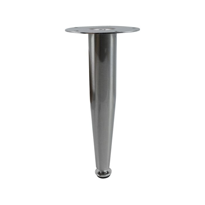 Adoored 230mm Brushed Nickel Tapered Metal Leg Furniture