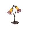 G&g Twin Lily Lamp Orange Wine