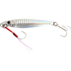 Majorcraft JigPara Short 60g Metal Fishing Jig 08 Silver