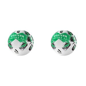 2PK A-League Western United A-League Soccer Ball Size 5 - Green