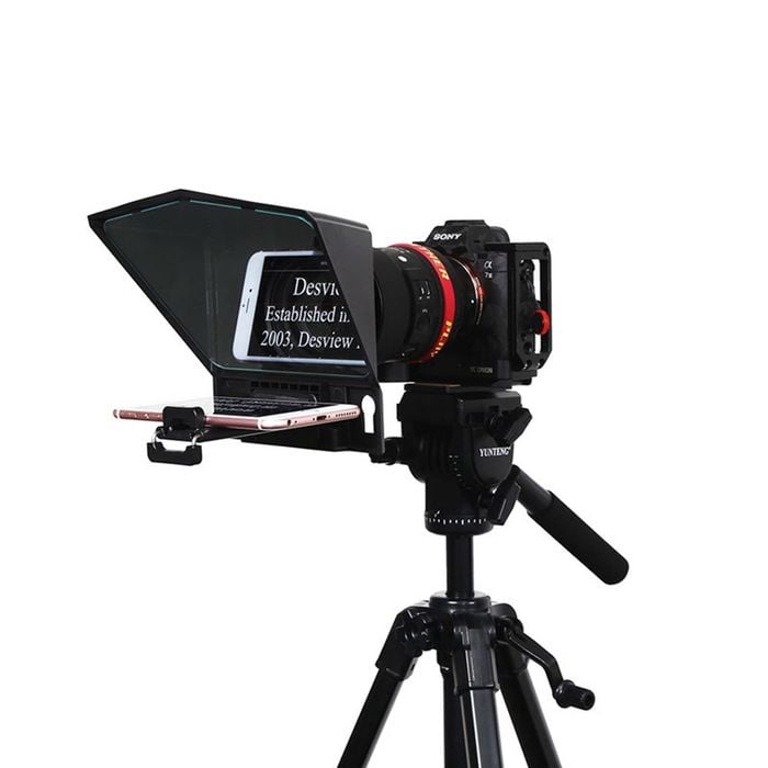 Desview T2 Teleprompter For Smartphone/tablet/dslr With Remote Controller