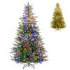 Costway 2.1M Christmas Tree 11 Light Mode 678 PE Tips Xmas Tree Decor Gift