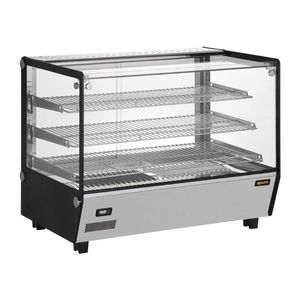 Apuro Square Countertop Heated Display Merchandiser 160Ltr - HW924-A