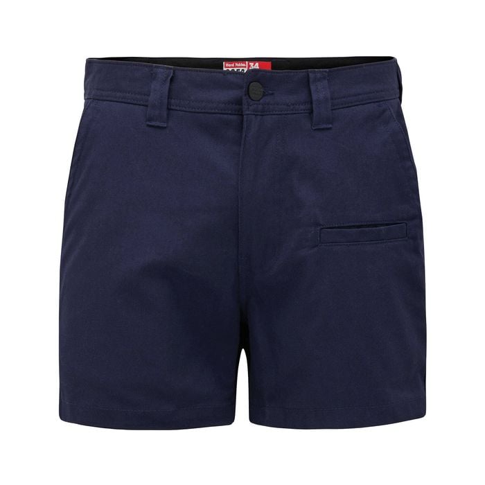 Hard Yakka Navy 3056 Stretch Canvas Slim Fit Shorts - Size 82R