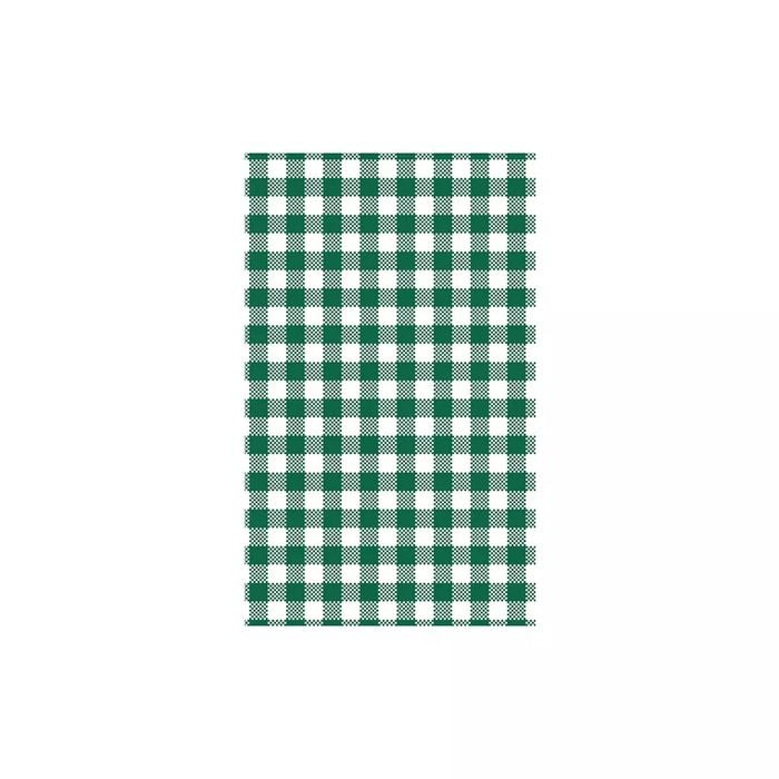 Gingham Greaseproof Paper Pack 200 - Green Gingham