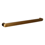 Hotwire 800mm Gold Single Horizontal Round Heated Towel Rail