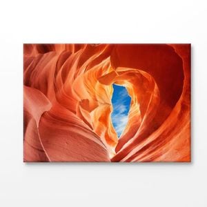 Color Shades of the Rock Inside View Print 100% Australian Made 180x120cm (Stretched Canvas)