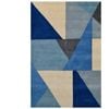 Prism Modern Handmade Wool Rug - 6233 - Blue - 190x280cm