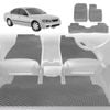 6D Diamond Car Floor Mats for Ford Falcon 2002-2008 BA BF-Full Set-Grey-Outback GT