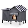 Advwin 2in1 Pet House Shelter Elevated Warm Pet Bed