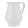 Society Home Macy Porcelain Jug 1.2l White 12.5x16x17cm