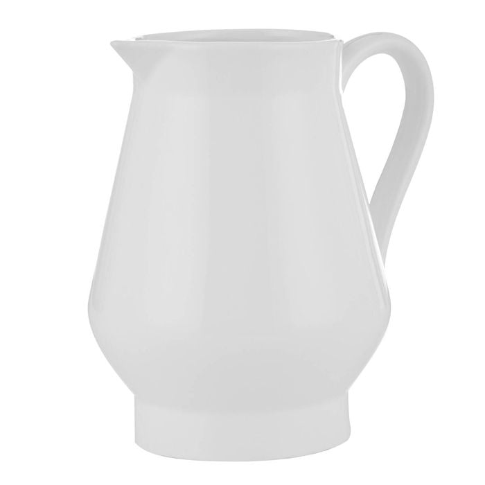 Society Home Macy Porcelain Jug 1.2l White 12.5x16x17cm
