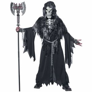 Evil Unchained Grim Reaper Horror Skeleton Monster Halloween Boys Costume M