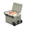 Eisberge 45l Olive Grey Camping Fridge Freezer With Wheels